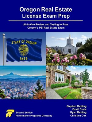 cover image of Oregon Real Estate License Exam Prep